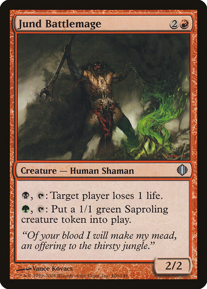 Mago de Combate de Jund / Jund Battlemage - Magic: The Gathering - MoxLand