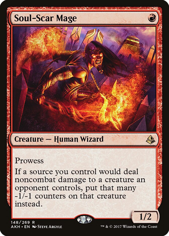 Mago Escarificador de Almas / Soul-Scar Mage - Magic: The Gathering - MoxLand