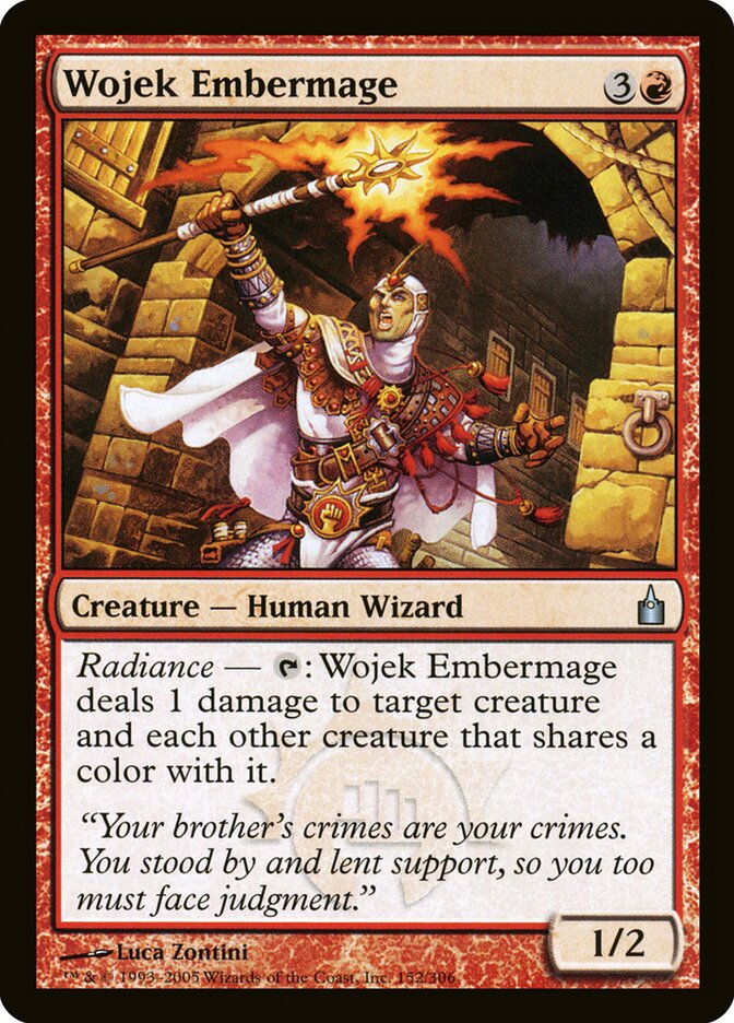 Mago Ígneo Wojek / Wojek Embermage - Magic: The Gathering - MoxLand