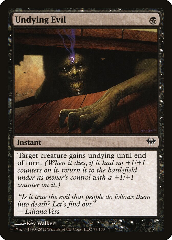Mal Imortal / Undying Evil - Magic: The Gathering - MoxLand