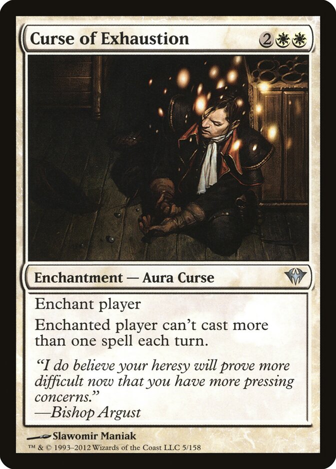 Maldição da Exaustão / Curse of Exhaustion - Magic: The Gathering - MoxLand