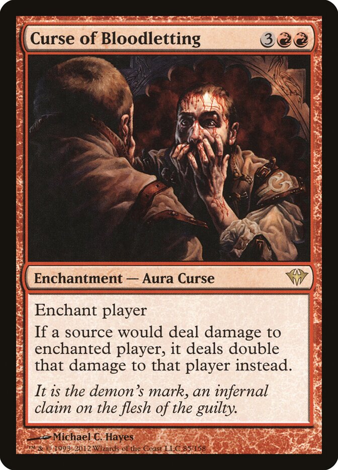 Maldição da Sangria / Curse of Bloodletting - Magic: The Gathering - MoxLand