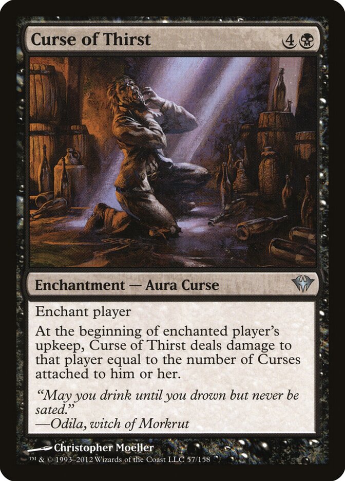 Maldição da Sede / Curse of Thirst - Magic: The Gathering - MoxLand