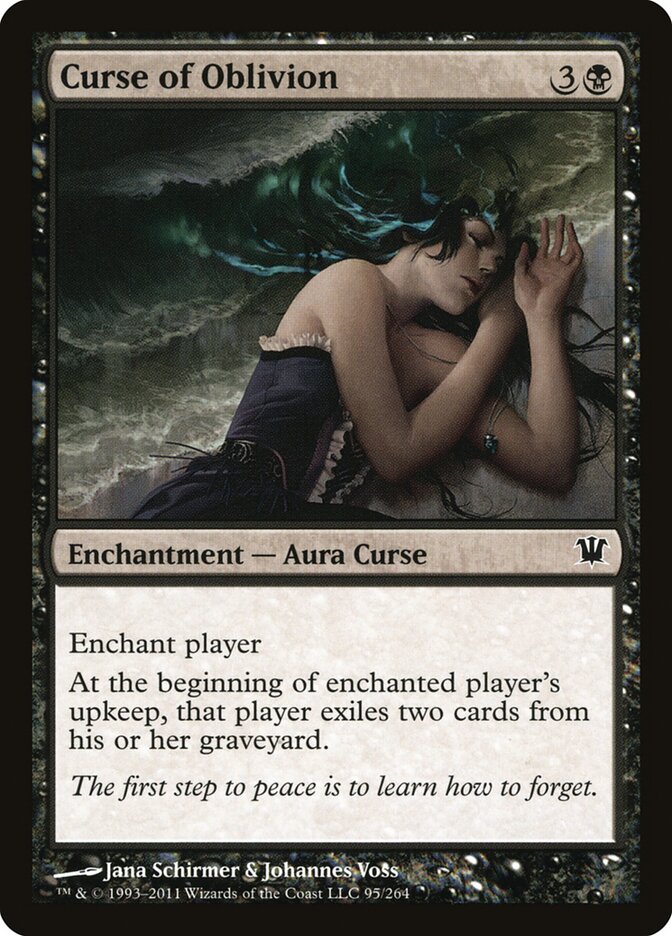 Maldição do Esquecimento / Curse of Oblivion - Magic: The Gathering - MoxLand