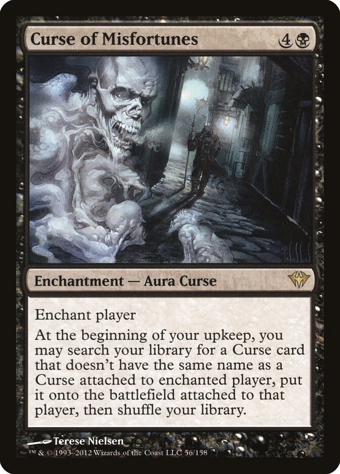 Maldição dos Infortúnios / Curse of Misfortunes - Magic: The Gathering - MoxLand