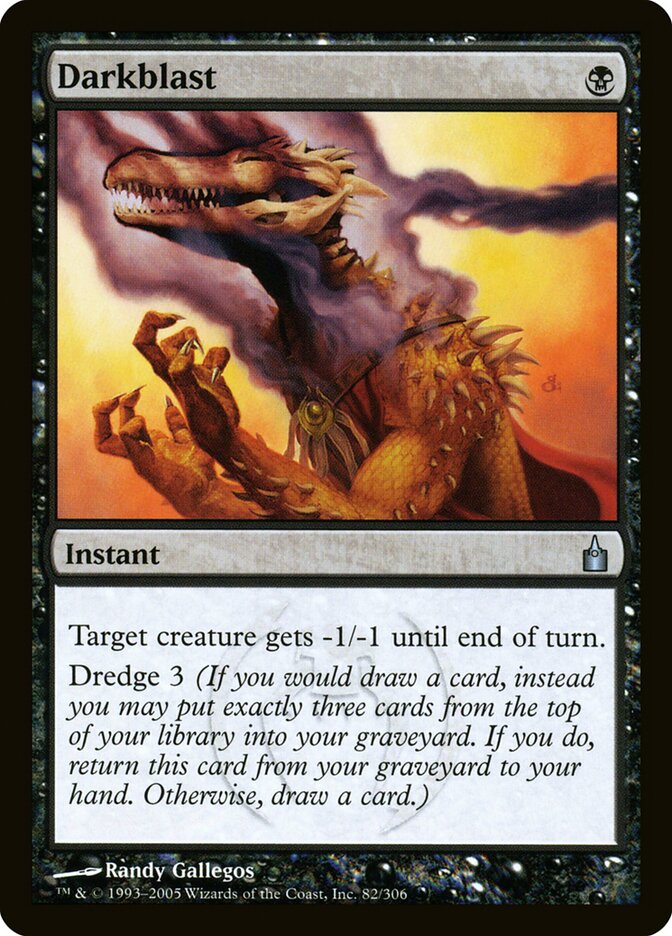 Maldição Sombria / Darkblast - Magic: The Gathering - MoxLand