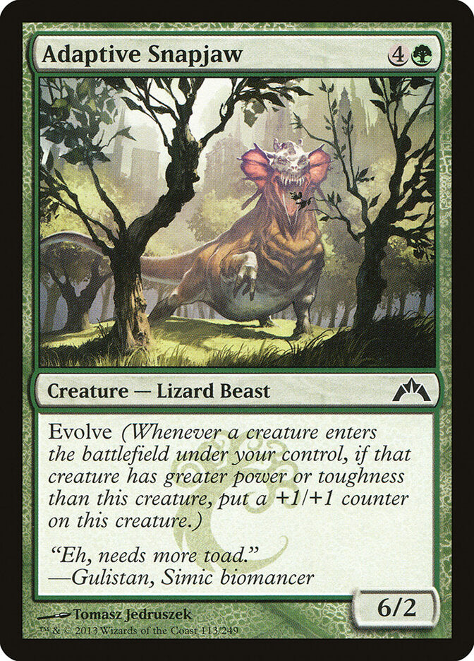 Mandíbula Atroz Adaptável / Adaptive Snapjaw - Magic: The Gathering - MoxLand