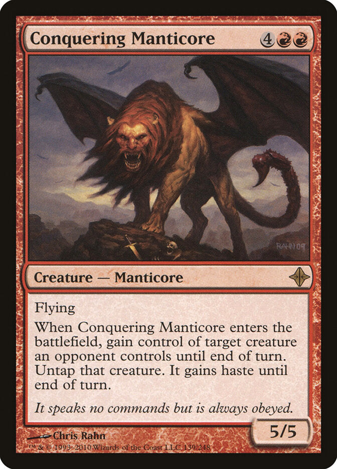 Manticora Conquistadora / Conquering Manticore - Magic: The Gathering - MoxLand