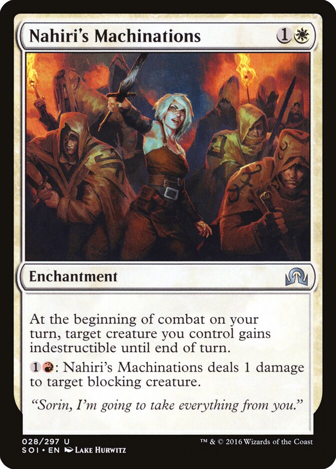 Maquinações de Nahiri / Nahiri's Machinations - Magic: The Gathering - MoxLand