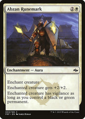 Marca Rúnica Abzan / Abzan Runemark - Magic: The Gathering - MoxLand