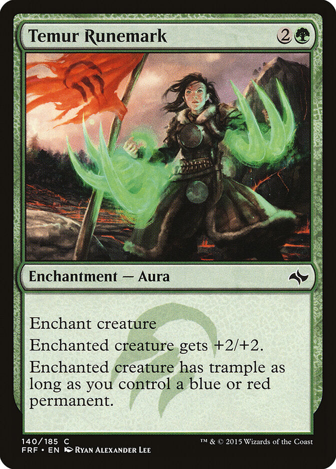 Marca Rúnica Temur / Temur Runemark - Magic: The Gathering - MoxLand