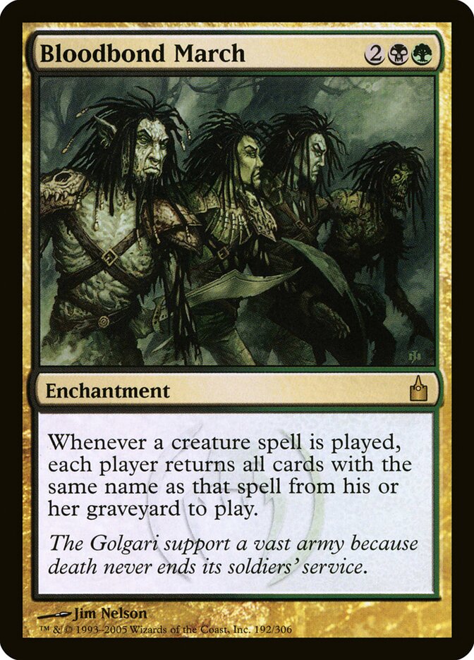 Marcha do Pacto de Sangue / Bloodbond March - Magic: The Gathering - MoxLand