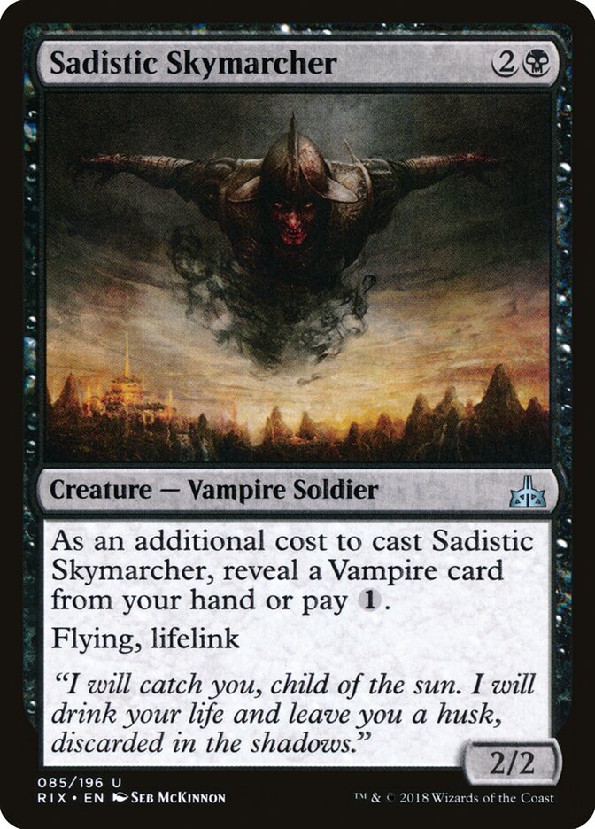 Marchador Celeste Sádico / Sadistic Skymarcher - Magic: The Gathering - MoxLand