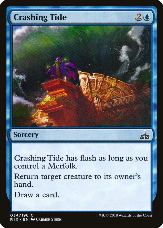 Maré Esmagadora / Crashing Tide - Magic: The Gathering - MoxLand