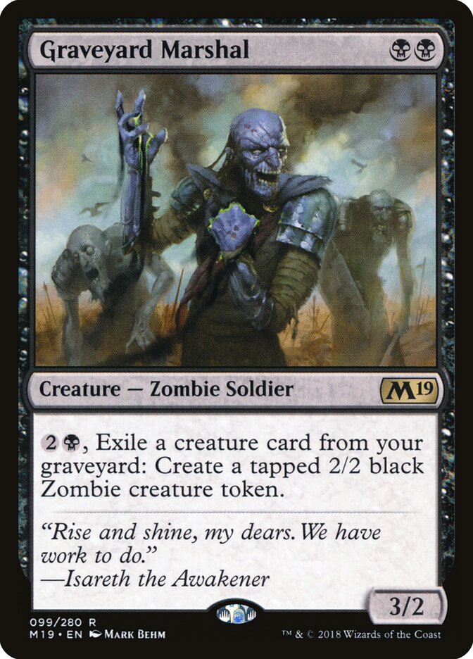 Marechal do Cemitério / Graveyard Marshal - Magic: The Gathering - MoxLand