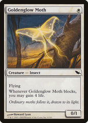 Mariposa da Luz Dourada / Goldenglow Moth - Magic: The Gathering - MoxLand