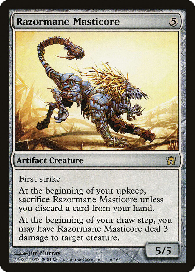 Mastícora de Juba Cortante / Razormane Masticore - Magic: The Gathering - MoxLand