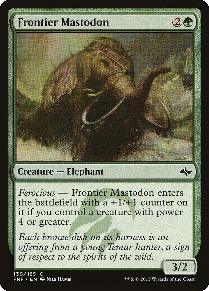 Mastodonte da Fronteira / Frontier Mastodon - Magic: The Gathering - MoxLand