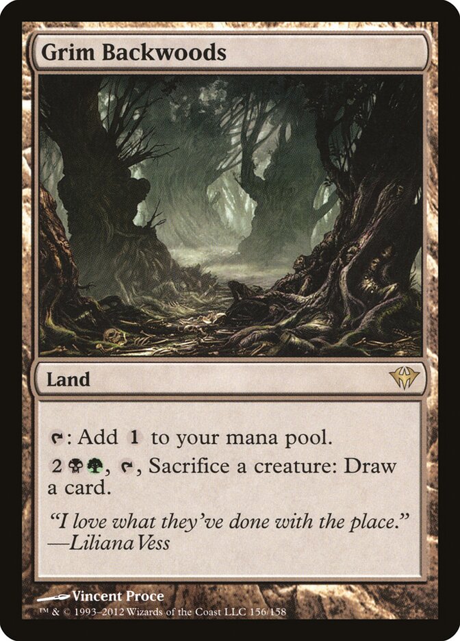 Mata Sinistra / Grim Backwoods - Magic: The Gathering - MoxLand