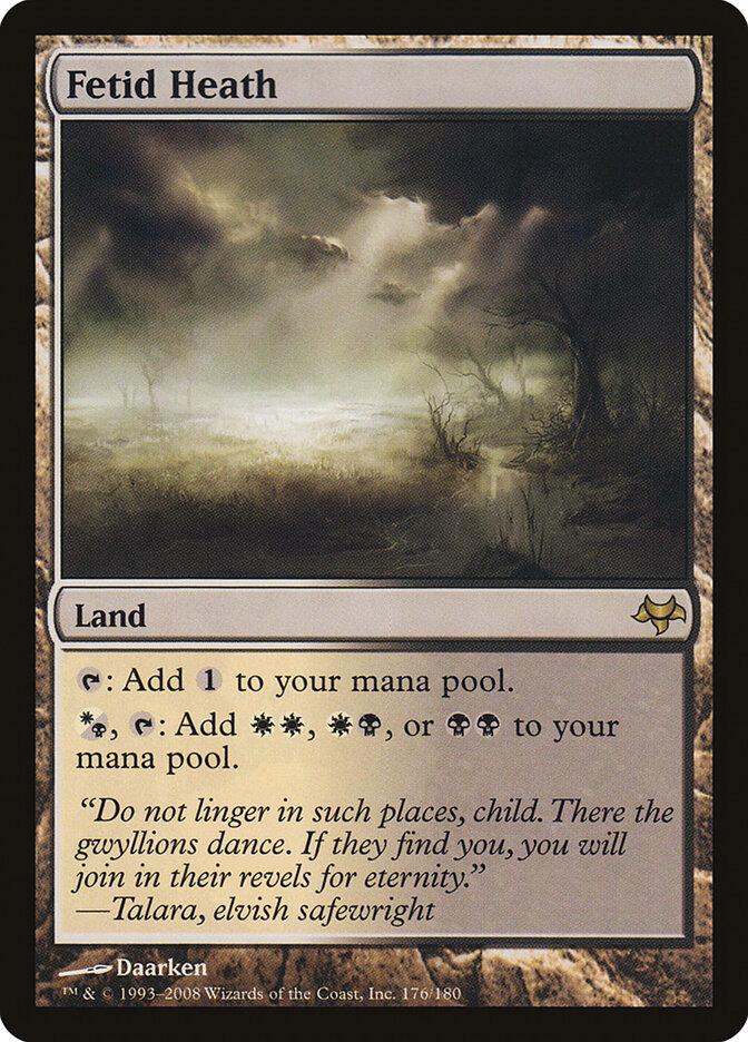 Matagal Fétido / Fetid Heath - Magic: The Gathering - MoxLand