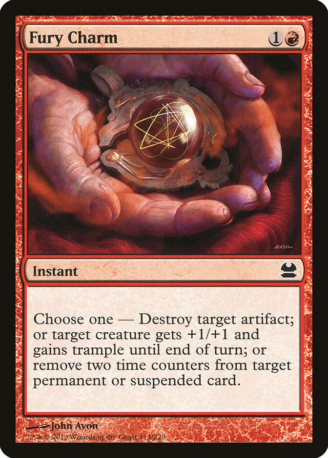 Medalhão da Fúria / Fury Charm - Magic: The Gathering - MoxLand