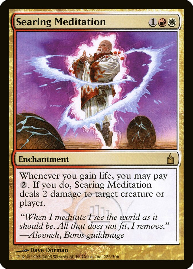 Meditação Cauterizante / Searing Meditation - Magic: The Gathering - MoxLand