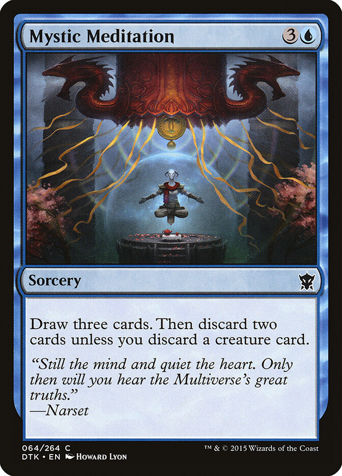 Meditação Mística / Mystic Meditation - Magic: The Gathering - MoxLand