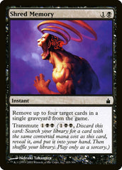Memória Fragmentada / Shred Memory - Magic: The Gathering - MoxLand