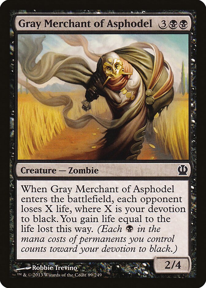 Mercador Cinzento de Asfódelos / Gray Merchant of Asphodel - Magic: The Gathering - MoxLand