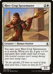 Mestre da Lança da Safra Rhet / Rhet-Crop Spearmaster - Magic: The Gathering - MoxLand