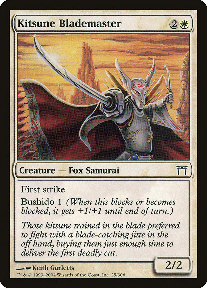 Mestre das Lâminas Kitsune / Kitsune Blademaster - Magic: The Gathering - MoxLand