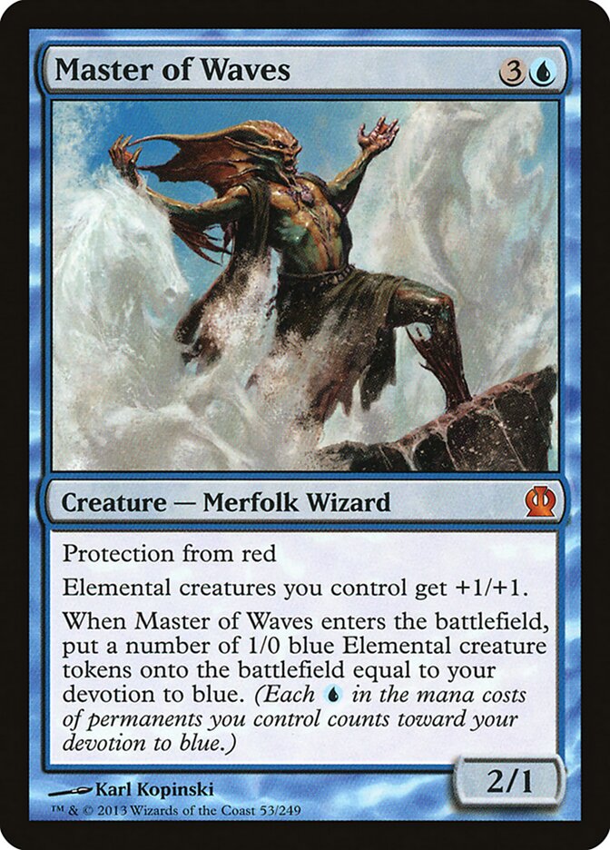 Mestre das Ondas / Master of Waves - Magic: The Gathering - MoxLand
