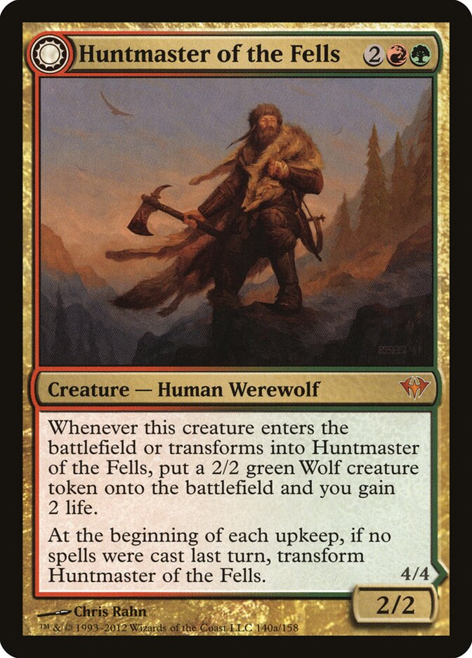 Mestre de Caça da Derrubada / Huntmaster of the Fells - Magic: The Gathering - MoxLand