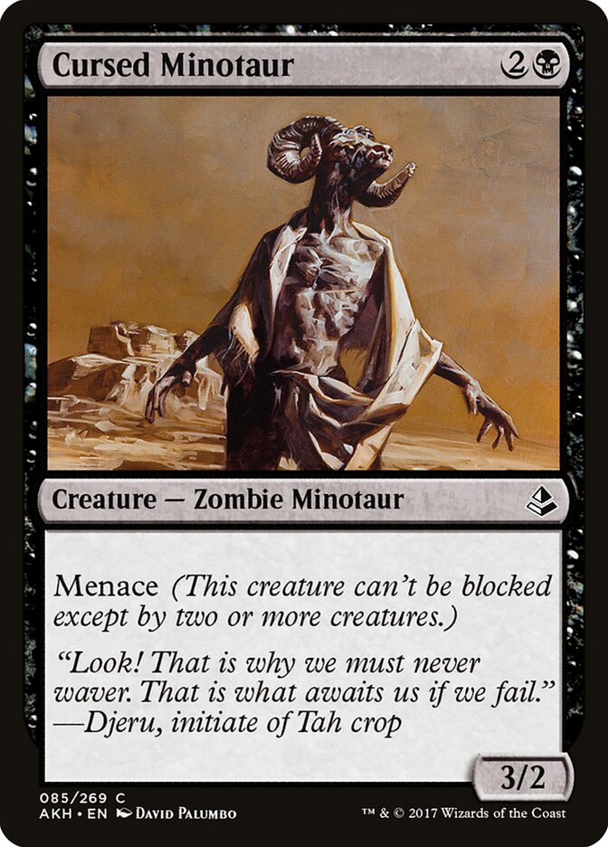 Minotauro Amaldiçoado / Cursed Minotaur - Magic: The Gathering - MoxLand