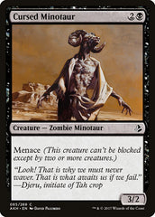 Minotauro Amaldiçoado / Cursed Minotaur - Magic: The Gathering - MoxLand
