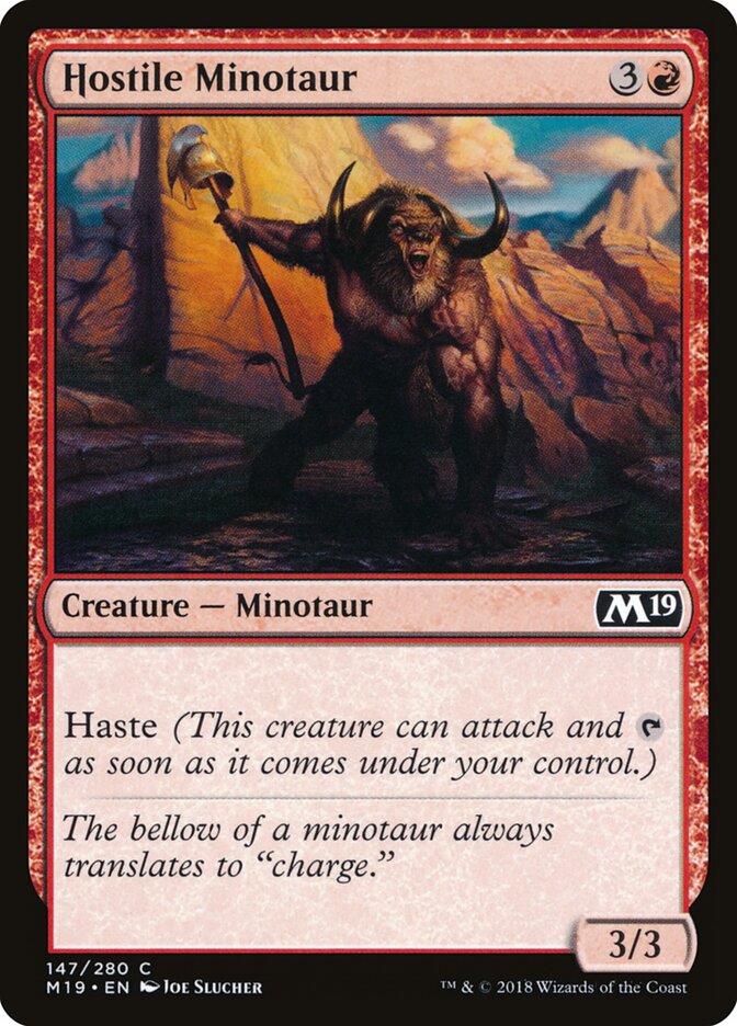 Minotauro Hostil / Hostile Minotaur - Magic: The Gathering - MoxLand