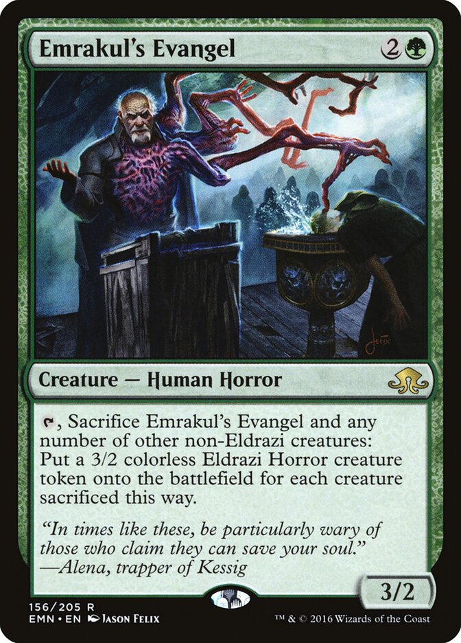 Missionário de Emrakul / Emrakul's Evangel - Magic: The Gathering - MoxLand
