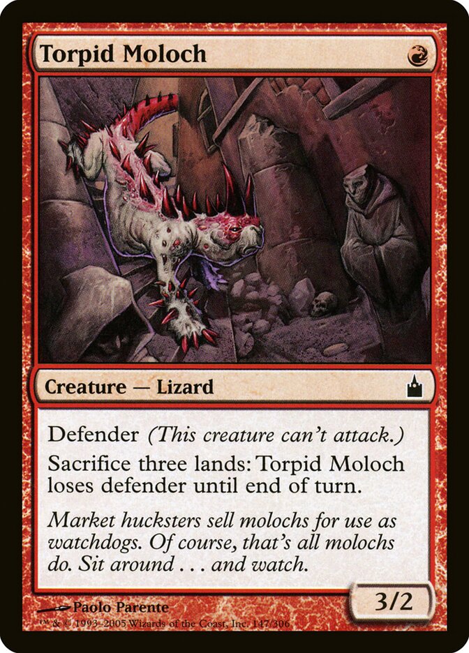 Moloch Tórpido / Torpid Moloch - Magic: The Gathering - MoxLand