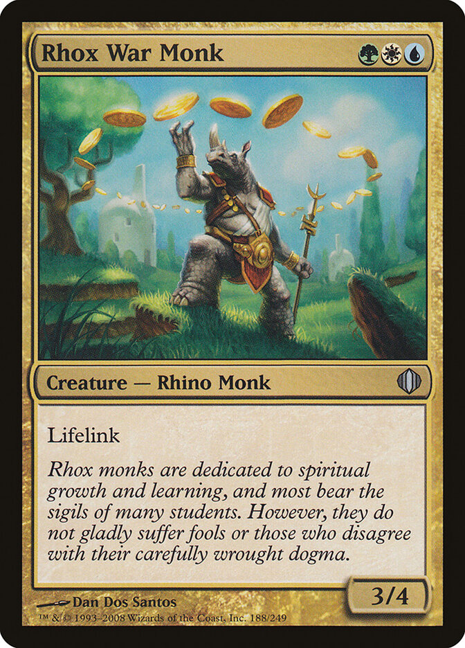 Monge de Guerra Rhox / Rhox War Monk - Magic: The Gathering - MoxLand
