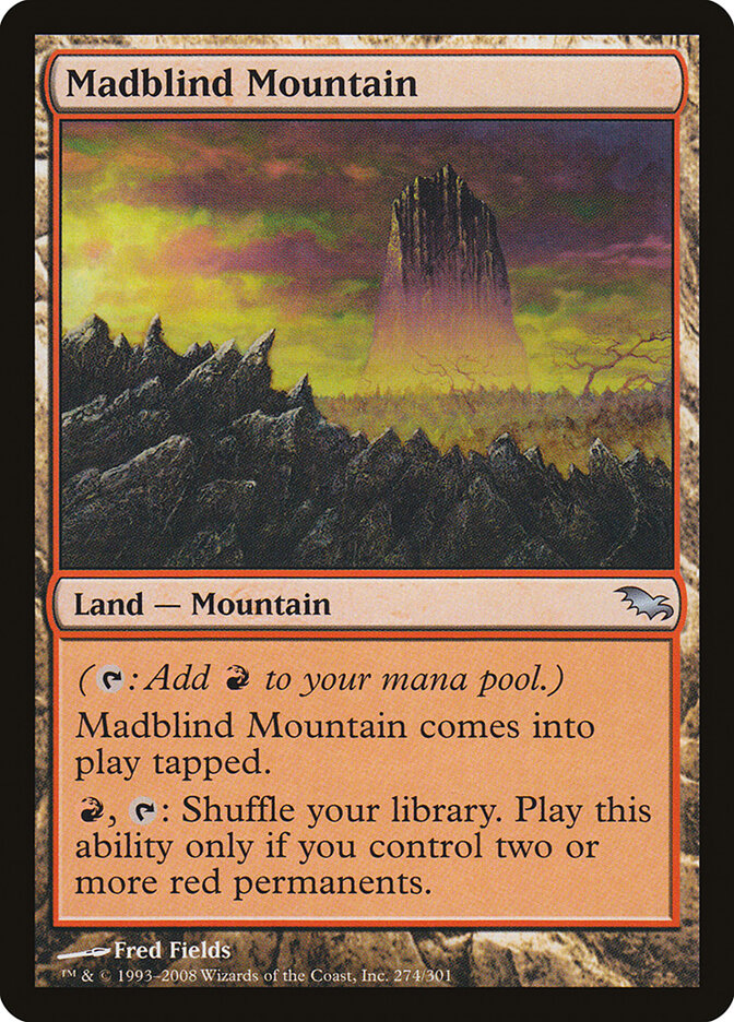 Montanha da Névoa Insana / Madblind Mountain - Magic: The Gathering - MoxLand