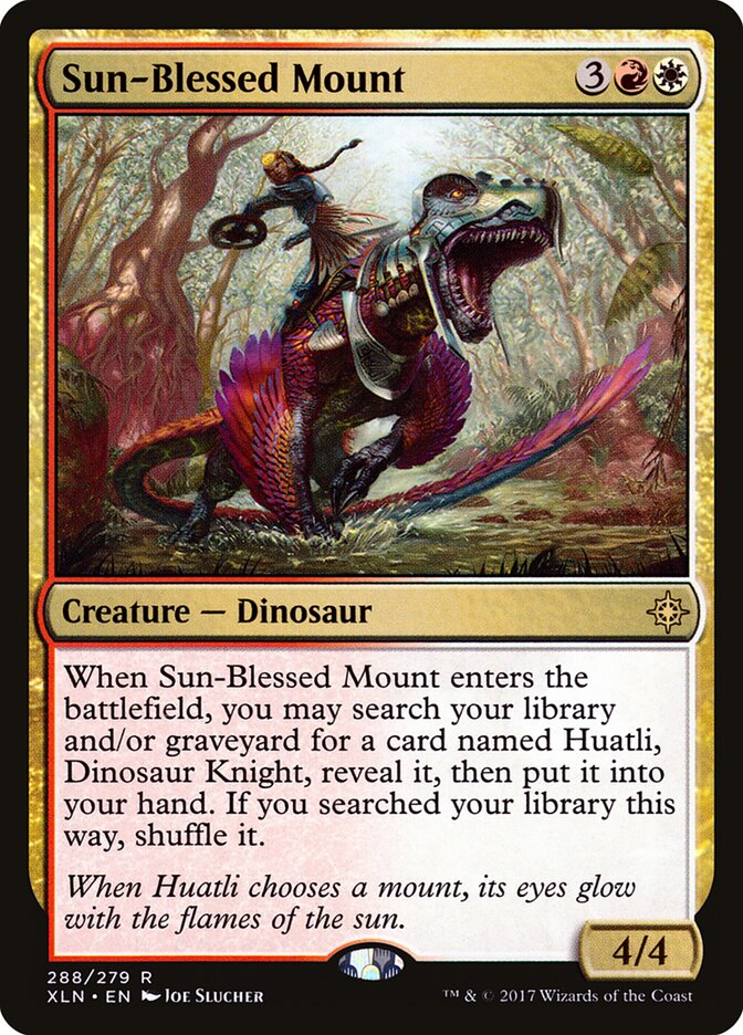 Montaria Abençoada pelo Sol / Sun-Blessed Mount - Magic: The Gathering - MoxLand