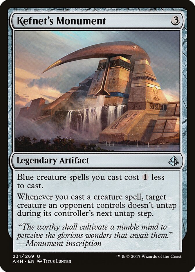 Monumento de Kefnet / Kefnet's Monument - Magic: The Gathering - MoxLand
