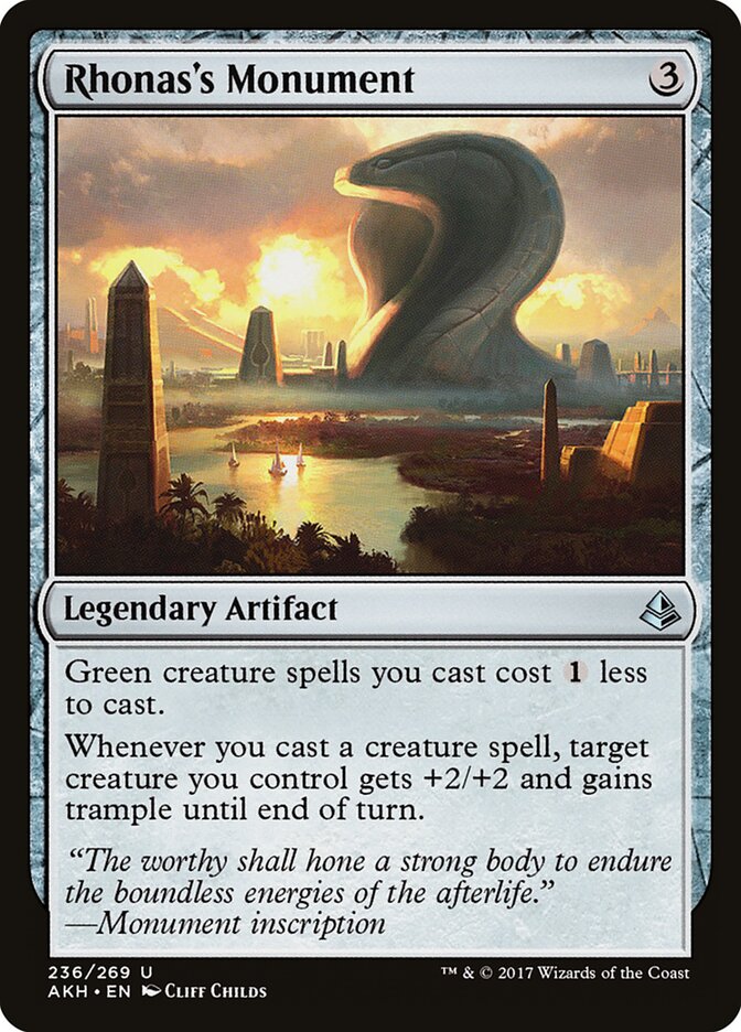 Monumento de Rhonas / Rhonas's Monument - Magic: The Gathering - MoxLand