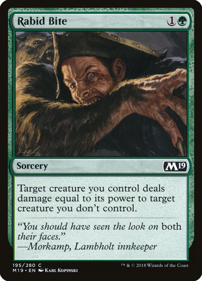 Mordida Rábica / Rabid Bite - Magic: The Gathering - MoxLand