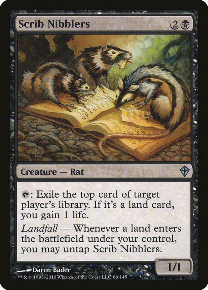 Mordiscadores de Rabiscos / Scrib Nibblers - Magic: The Gathering - MoxLand