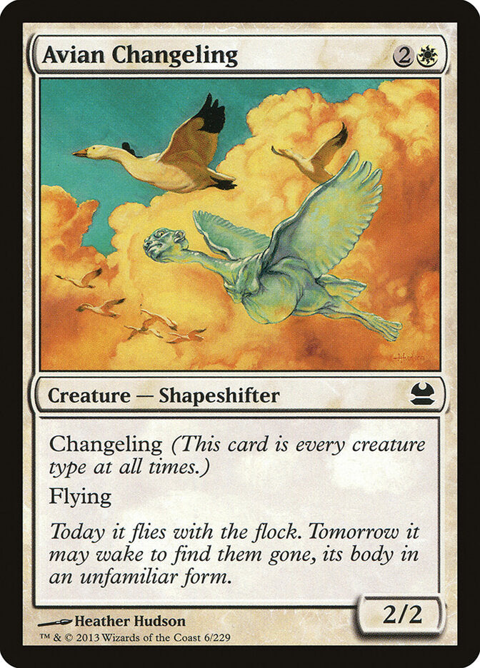 Morfolóide Áleo / Avian Changeling - Magic: The Gathering - MoxLand