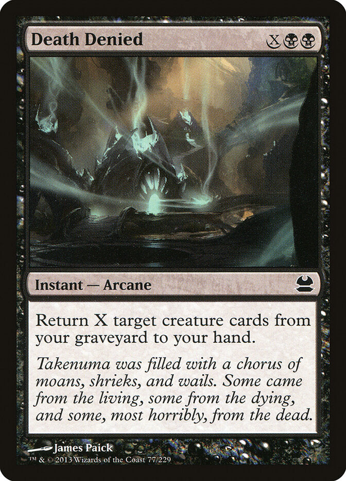 Morte Recusada / Death Denied - Magic: The Gathering - MoxLand