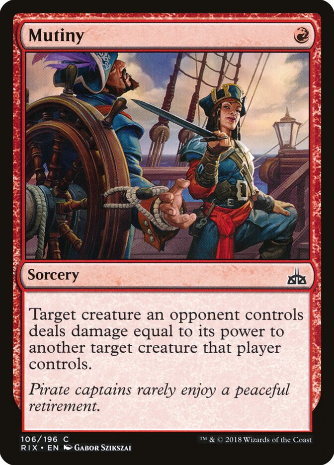 Motim / Mutiny - Magic: The Gathering - MoxLand