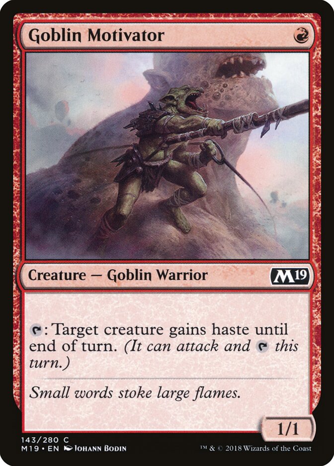 Motivador Goblin / Goblin Motivator - Magic: The Gathering - MoxLand