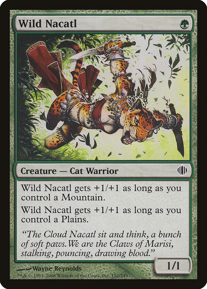 Nacatl Selvagem / Wild Nacatl - Magic: The Gathering - MoxLand